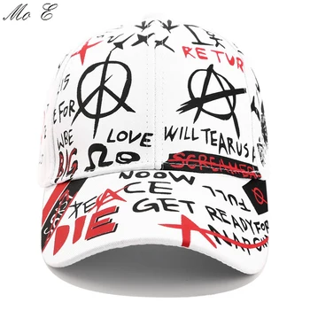 La moda de Estilo Graffiti gorra de béisbol del Snapback Sombrero de Hip Hop Gorra unisex