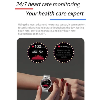 2020 CF18P los Amantes de la Smart Reloj de las Mujeres de los Hombres de los Deportes de la Pulsera de la Frecuencia Cardíaca Presión Arterial Monitor de Fitness Tracker Smartwatch De Samsung