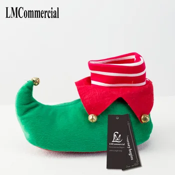 De interior Zapatillas de oferta Especial de Navidad personalizada de un invierno cálido amantes de zapatillas de casa de espesor de disco duro de algodón inferior de los zapatos