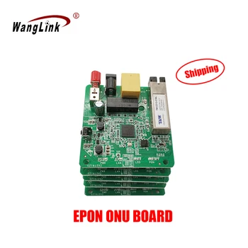 Wanglink EPON ONU Gigabit, 1 puerto del tablero del PWB de ZTE chipset, la ONU FTTH EPON equipo terminal