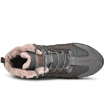 Zapatos de los Hombres al aire libre Casual de Alta Botas de Nieve de los Hombres Zapatillas de deporte de Hombre Calzado antideslizante Masculino de Arranque Zapatos De Hombre Botas Hombre