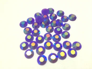 La jalea Amatista AB Color de 2mm,3mm,4mm,5mm,6mm Facetas de las planas de Resina de diamante de imitación de Uñas de Arte de la Decoración de Prendas de Piedras/Cuentas
