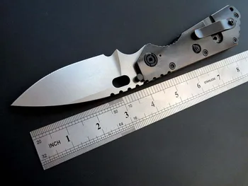 Eafengrow EF225 D2 Cuchilla de Titanio Mango Plegable cuchillo de Supervivencia Camping herramienta de Caza de Bolsillo Cuchillo táctico de la edc, al aire libre de la herramienta