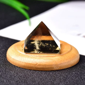 Super Hermosa Aatural de Cristal de Cuarzo Ahumado Mineral de la Pirámide Puede Ser Utilizado Para la Decoración del Hogar DIY Regalos Y la Meditación