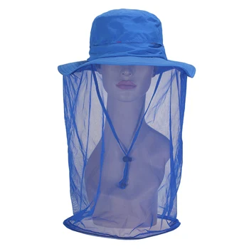 Mosquito Cabeza De Red Hat Sombreros Para El Sol Sombrero De Cubo Con La Invisible Red De Malla Que Protege De Los Insectos Mosquito Gorras Para Hombre
