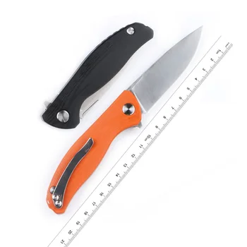 DICORIA MINI F3 cuchillo Plegable D2 cuchilla de acero, mango de G10 con un cuchillo al aire libre equitación EDC acampar herramienta de la cocina con el cuchillo de frutas