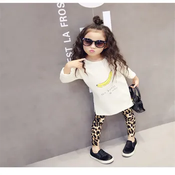 2016 de la primavera y el verano la ropa de los niños niños coreanos de la impresión del leopardo lápiz mayorista niñas de las polainas de los niños