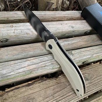 ZT Tolerancia Cero 0606 cuchillo Plegable 9CR14MOV tiger Blade G10 Identificador de Campaña al aire libre cuchillo de supervivencia cuchillo de Bolsillo