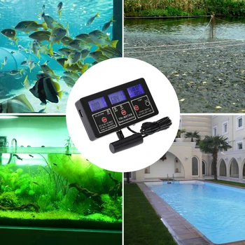 Multi-parámetro medidor Digital de ph Profesional 7 en 1 Prueba de Agua Medidor de Monitor de ORP / pH / RH / CE / CF / TDS(PPM) / TEMPTester