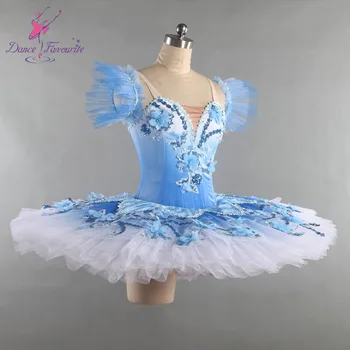 Blue bird profesional de panqueques ballet tutu las mujeres y de la muchacha de danza clásica traje de ballet tutu de bailarina dancewear