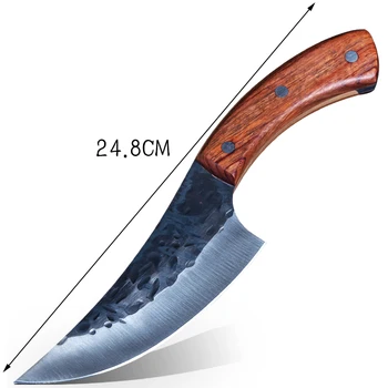 JapaneseHigh forja de acero pesado cuchillo hecho a mano por el chef tang, en rodajas con un cuchillo de cocina, cuchillo de carnicero