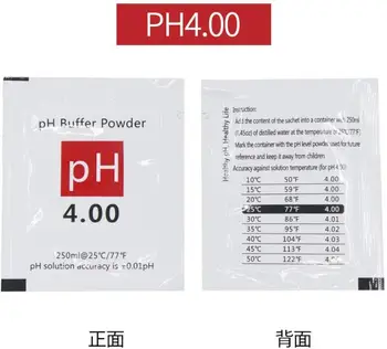 15 piezas de Calibración de PH de la Solución Tampón de Polvo de Conjunto para la Calibración del PH，Calibración de PH Polvo Solución 6.86,4.00,9.18
