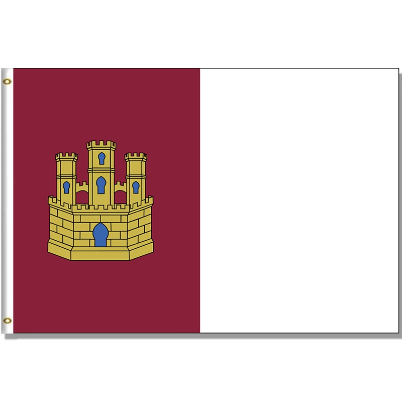 Grand Bandera de Castilla y Leon 150*90 cm Satén Durabol . 