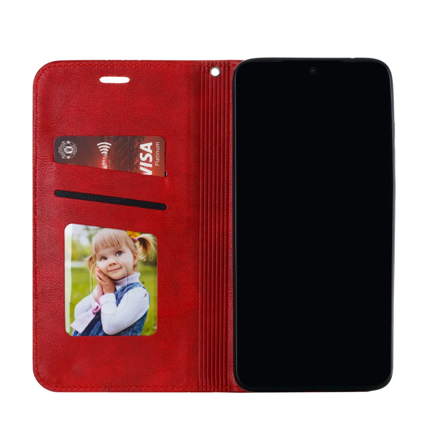 Para Xiaomi Redmi 6 Pro 6A 7A K20 Filp Magnético Pintado De Cuero Cartera Cubierta 