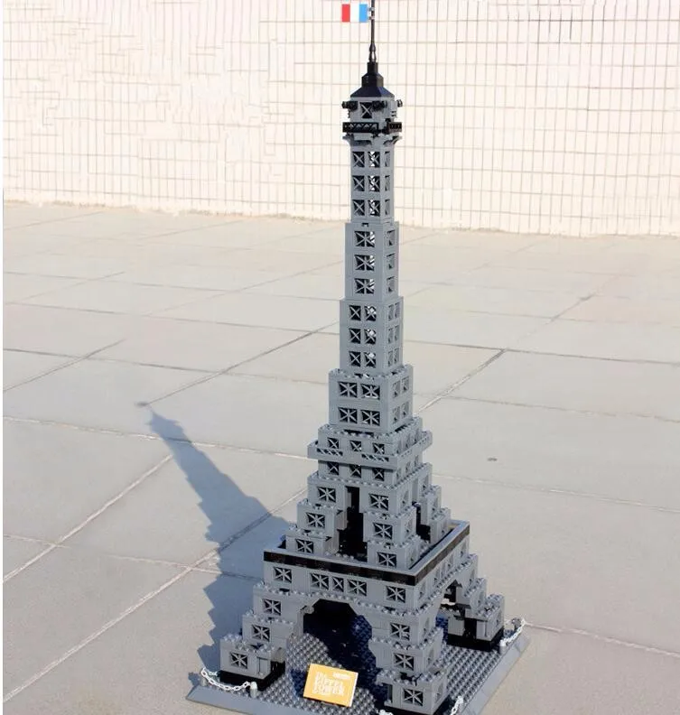 París Arquitectura Construcción Edificio Ladrillos crear compatible Torre Eiffel 